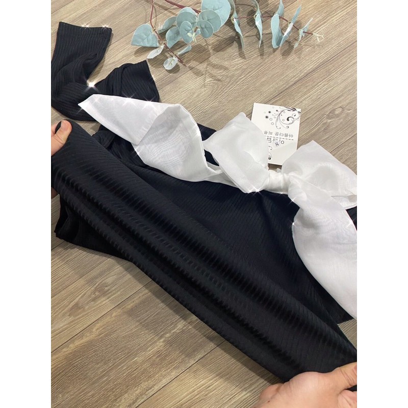 ⚡️ÁO NƠ⚡️Áo nơ cổ trắng chất len tăm | BigBuy360 - bigbuy360.vn