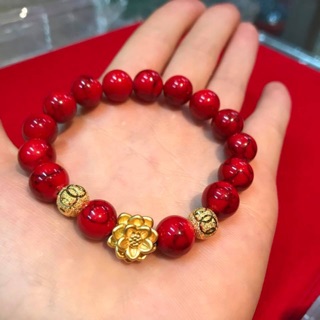 💥💥giá sốc vòng tay phong thuỷ mix charm bạc xi vàng