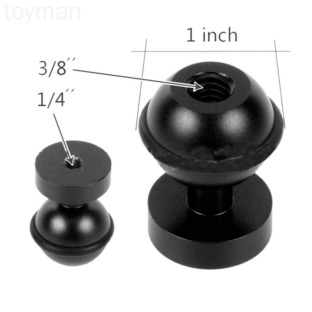 Đầu Chuyển Đổi Đầu Bi Vít 1 / 4 Inch Bằng Hợp Kim Nhôm Thay Thế Cho Máy Ảnh Hành Động Gopro Toyman