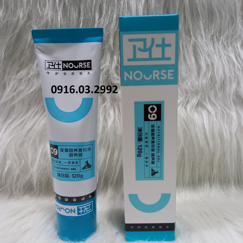 Gel dinh dưỡng cho mèo Nourse 09, Gel Noure 09