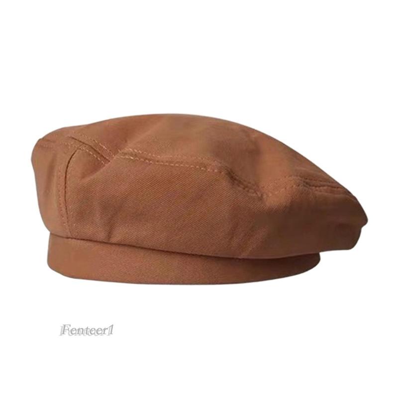 Mũ nồi màu trơn kiểu dáng đơn giản thời trang thanh lịch cho nam nữ