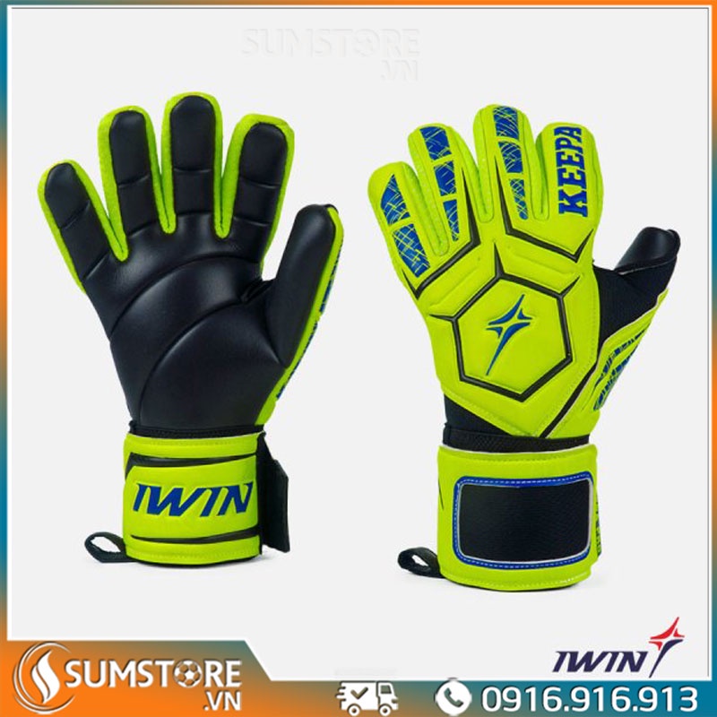 IWIN – Găng Tay Thủ Môn Keepa Pro GK02-Xanh Dạ