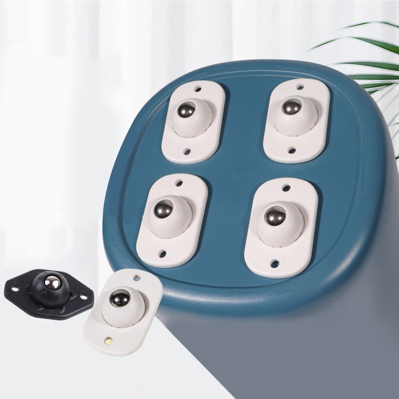 Bộ 4 Bánh Xe Xoay Tự Dính Chuyên Dụng Cho Thùng Rác