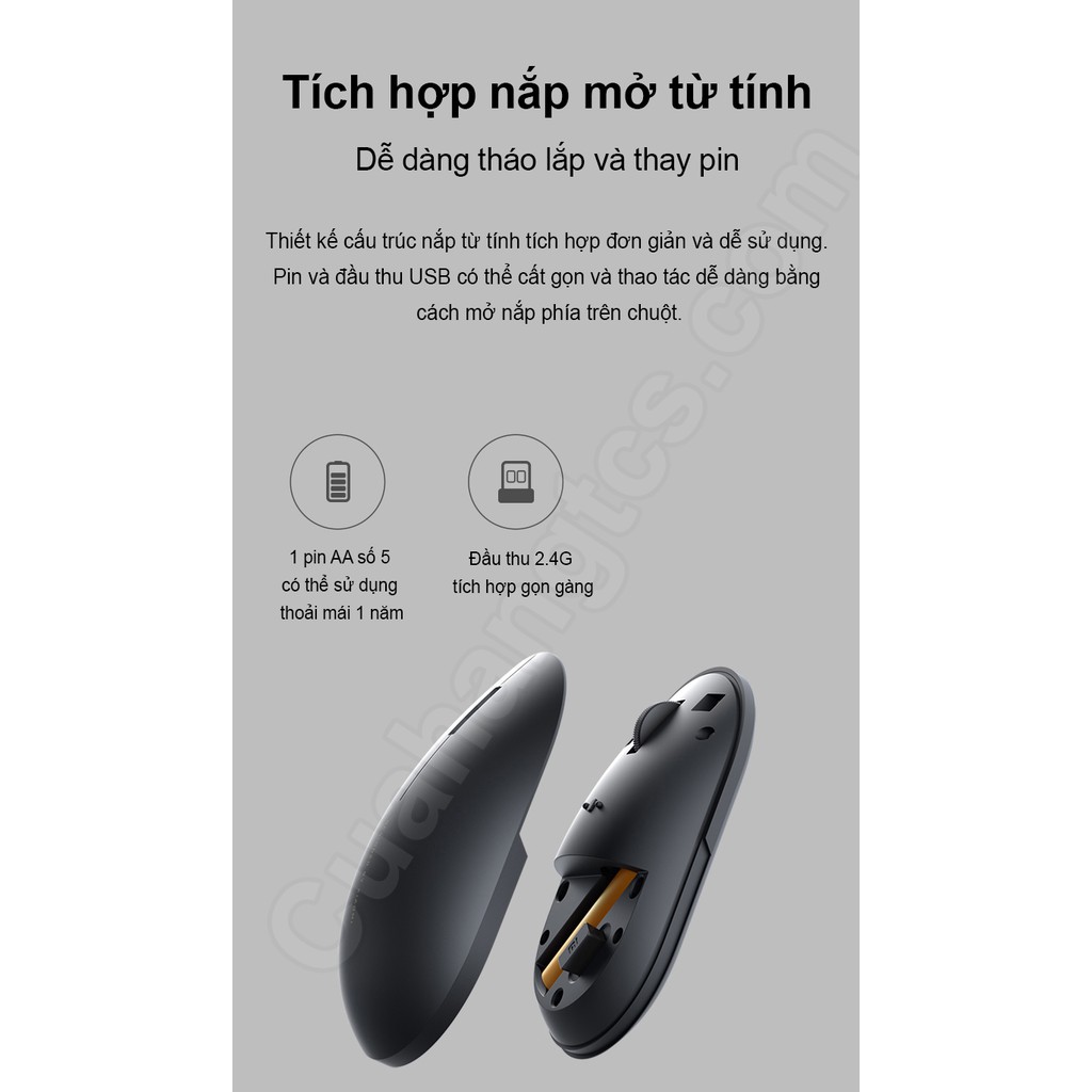 Chuột bluetooth Xiaomi gen2 XMWS002TM