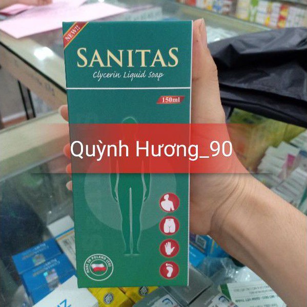 Sữa tắm SANITAS 150ML làm sạch cơ thể ( DATE 2022)