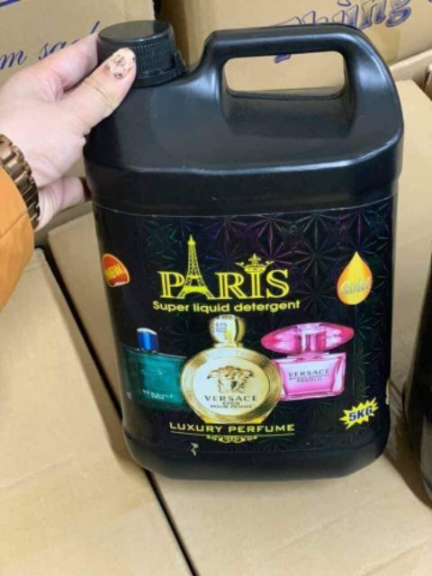 Nước giặt paris 5lít siêu đậm đặc thơm nức.