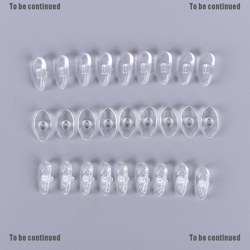 5 Pair Air Chamber Miếng đệm mũi silicon cho kính mắt Phụ kiện kính mắt
