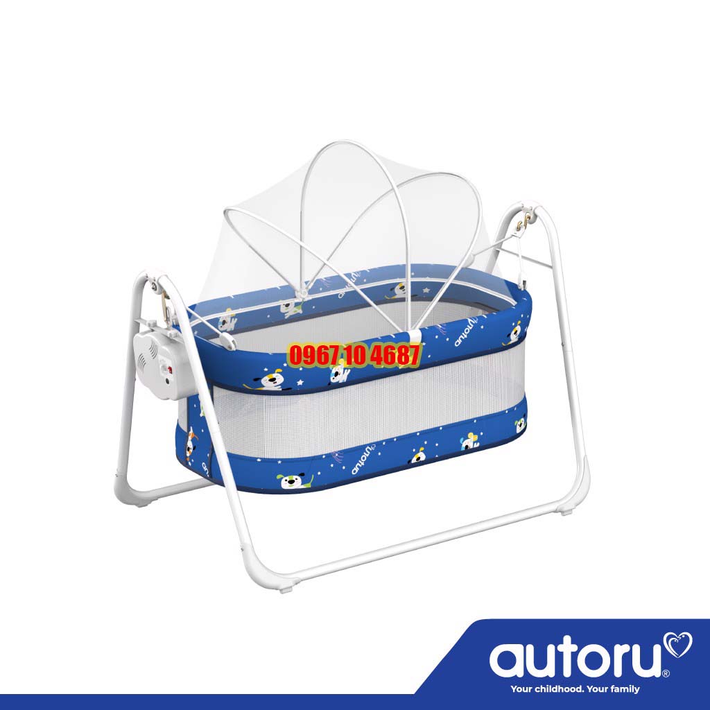 Nôi đưa điện tự động AUTORU  mẫu mới 2022 - Nôi Tự Động E1 - AUTORU - ACE1