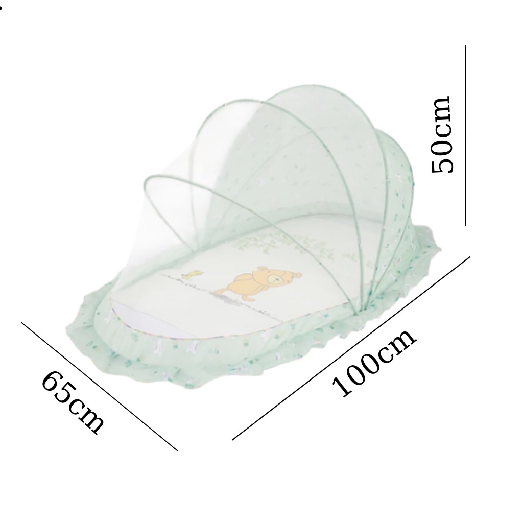 màn chụp cho bé, Màn chụp gấp gọn cho bé sơ sinh gấp gọn mẫu họa tiết cho bé