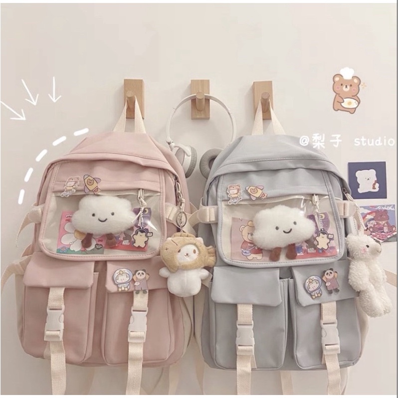 Balo đi học ulzzang nam nữ thời trang hàn quốc
