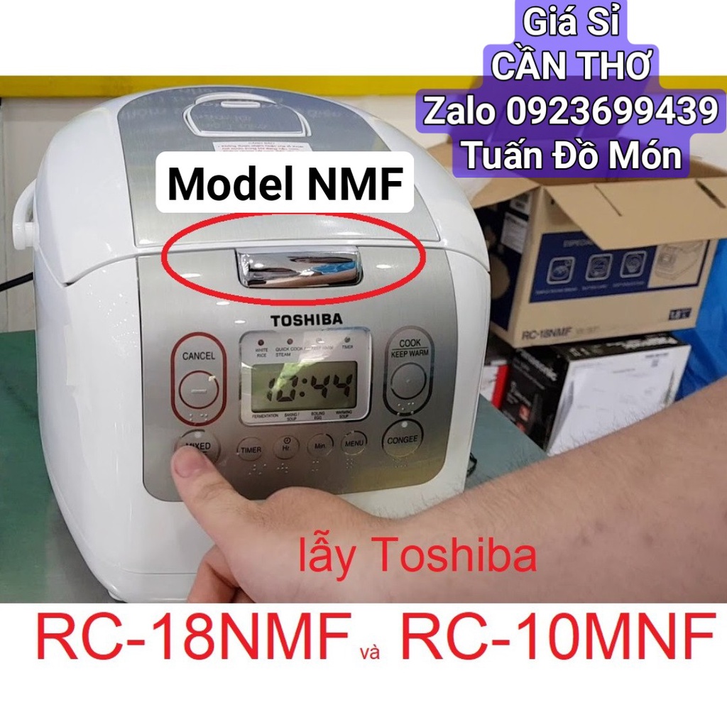Lẫy khóa Nồi cơm điện tử Toshiba 1.8 lít RC-18NMFVN-1 lít RC-10NMFVN linh kiện phụ tùng phụ kiện chính hãng