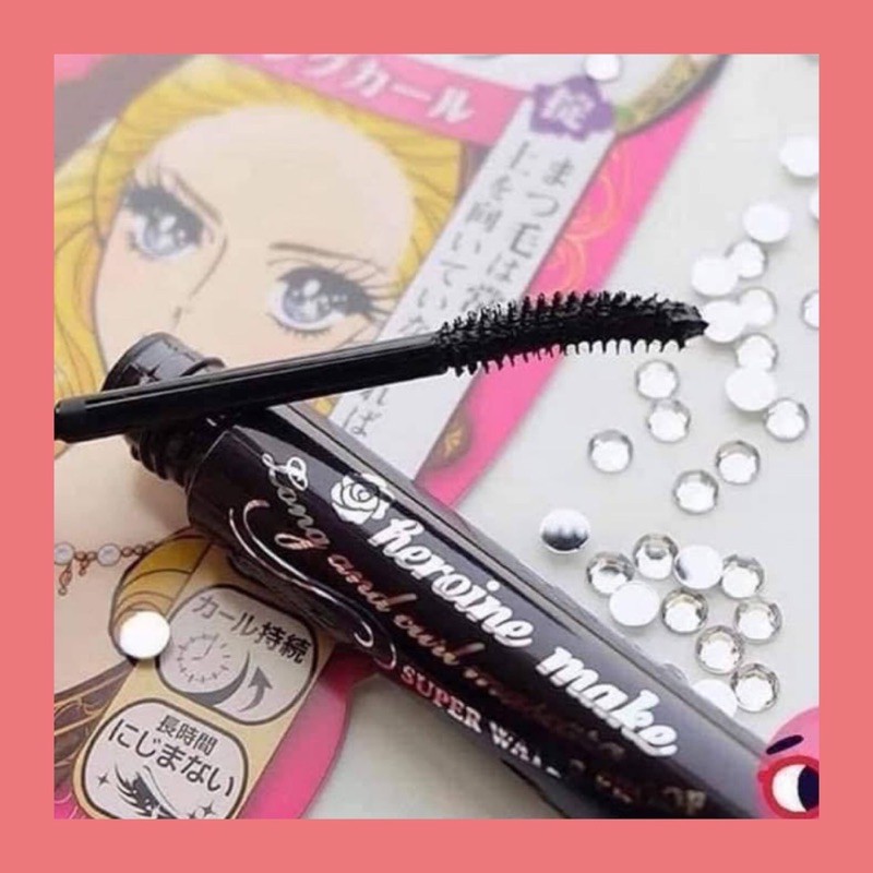 [ Chính Hãng]  Chuốt Mi Mascara Chống Nước Kiss me Heroin Nhật Bản