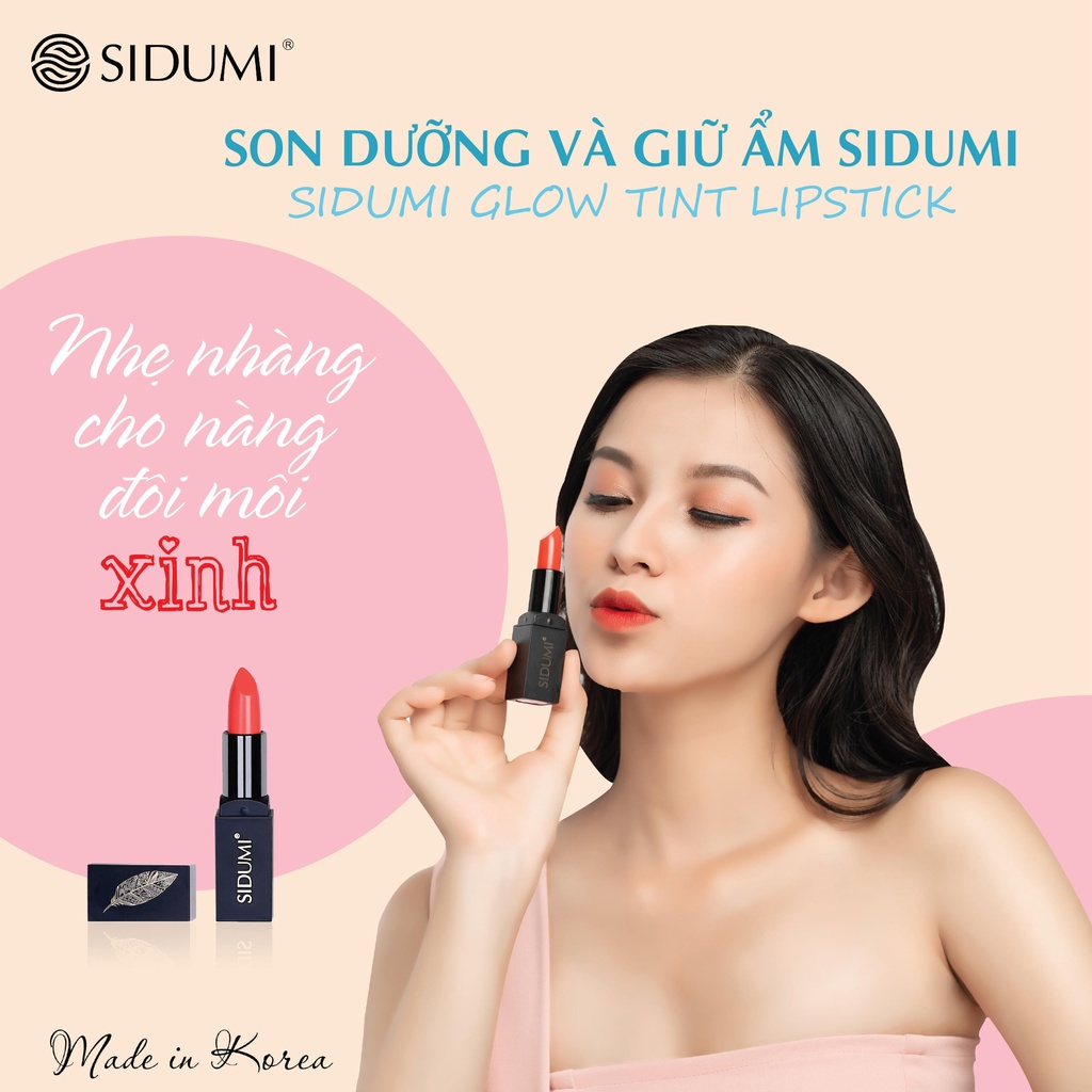 Son Dưỡng Môi Dưỡng Ẩm Có Màu Chính Hãng Hàn Quốc SIDUMI Glow Tint Lipstick 20g - SDM 612 | BigBuy360 - bigbuy360.vn