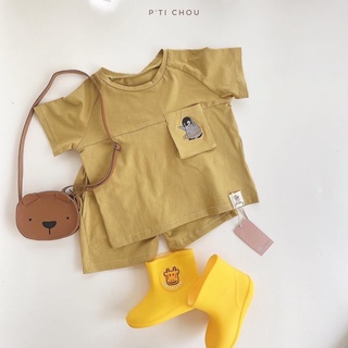 P'ti chou - Set cotton Penguin cho bé 10kg - 20kg