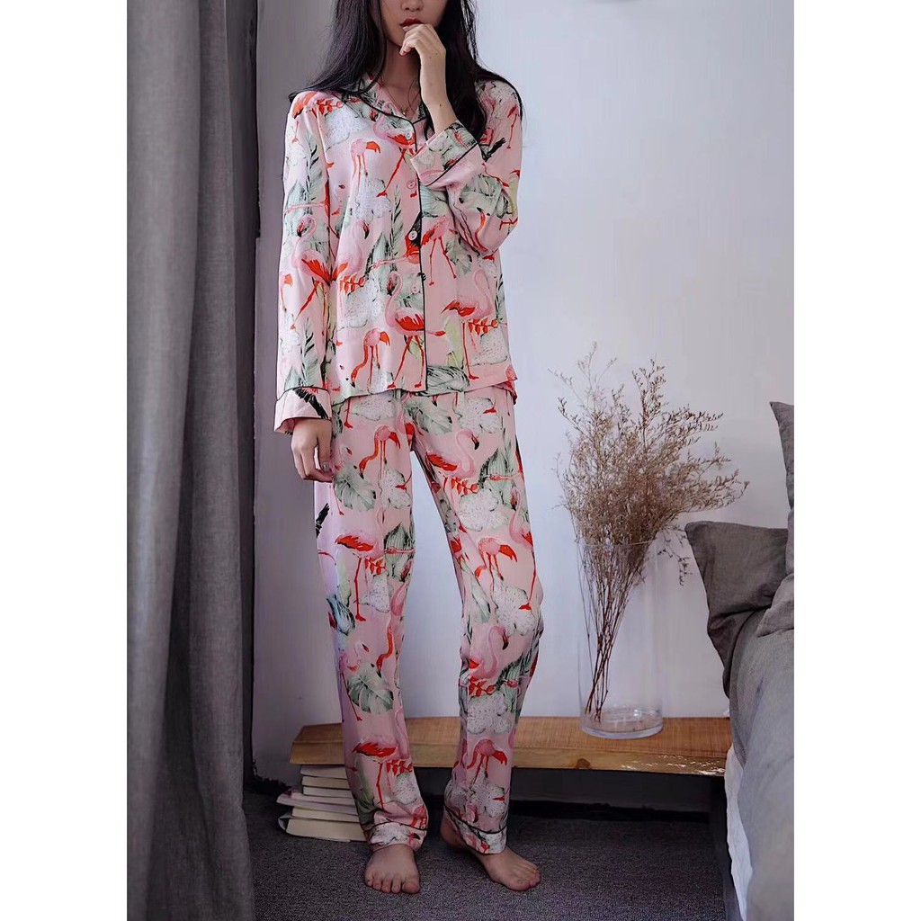 Đồ ngủ nữ Pijama hạc chất thô siêu cấp FREE SHIP