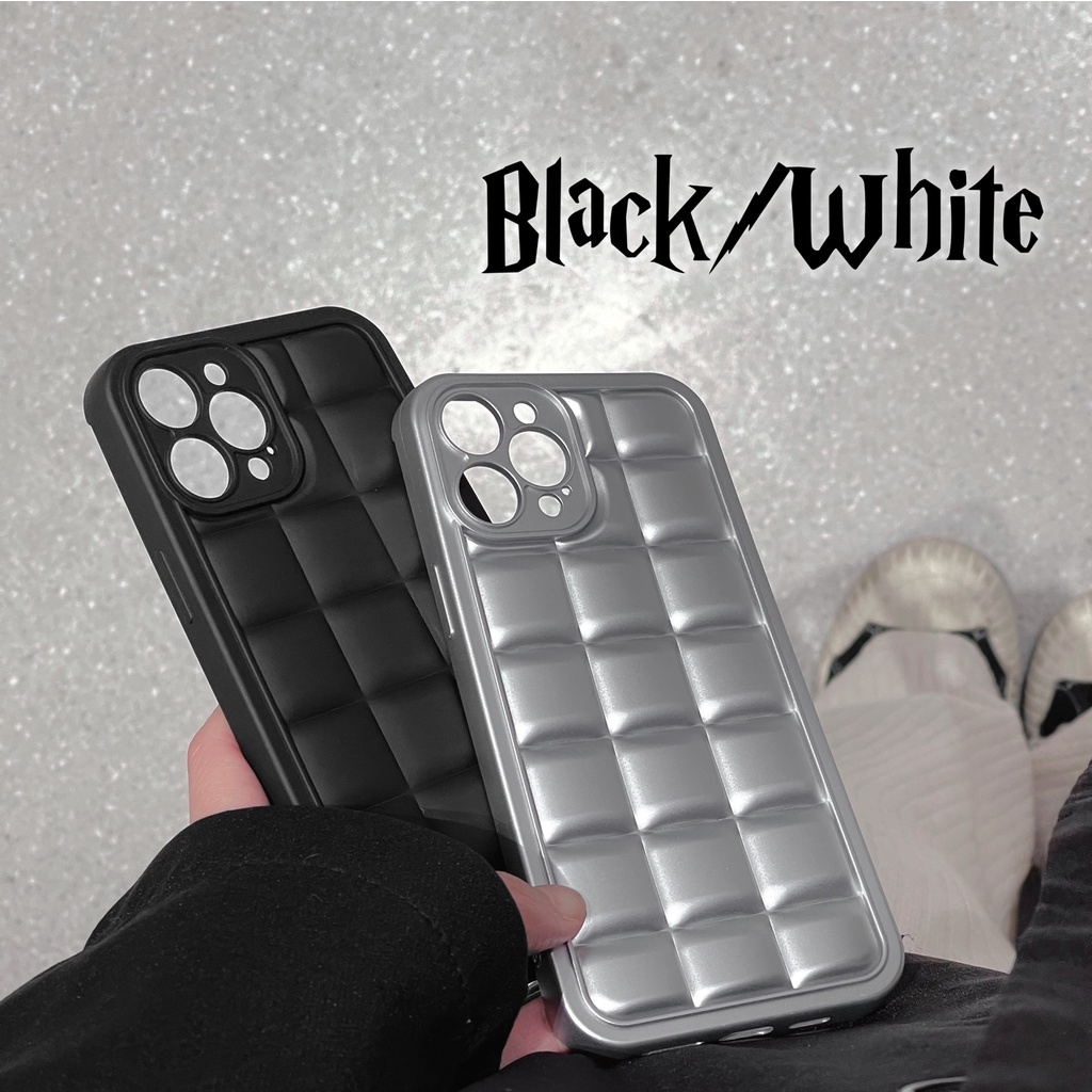 Ốp Điện Thoại TPU Mềm Mạ Điện Màu Xanh Lá / Đen 3D Cho iphone 14 14 pro 14 plus 14 pro max 13 pro max 12 pro max 11 pro max xs max xr x