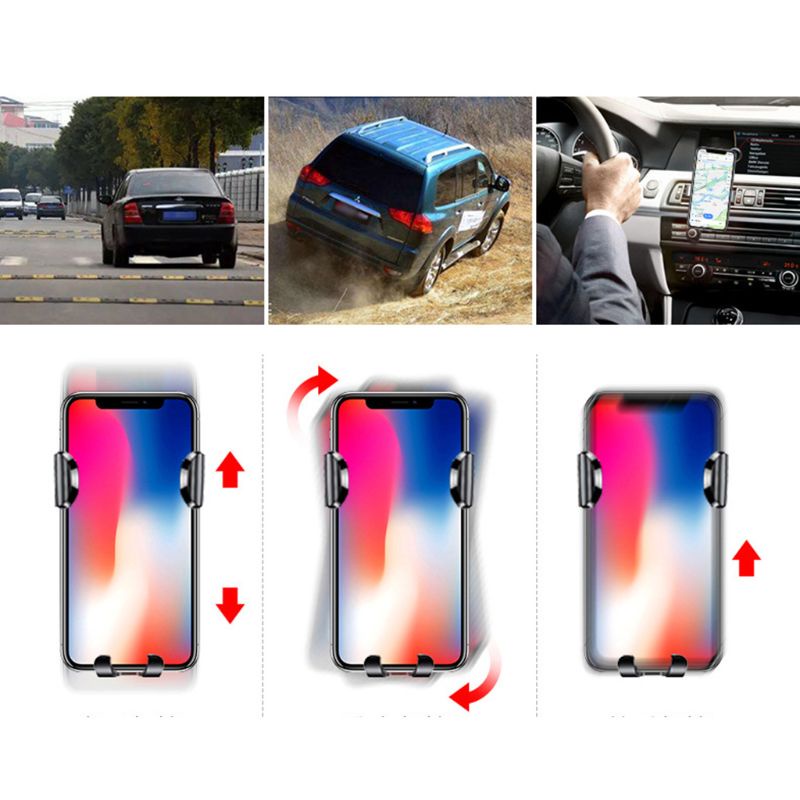Giá Đỡ Điện Thoại Gắn Khe Điều Hòa Xe Hơi Tiện Dụng