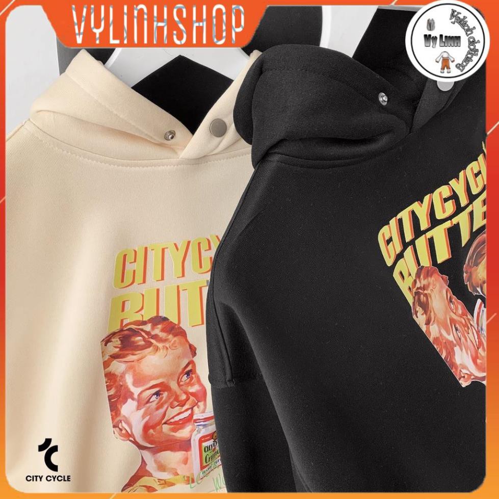 Hoodie Nam VYLINHSHOP Áo hoodie local brand butter City Cycle dài tay có mũ form rộng unisex Dày Ấm Nhiều Màu