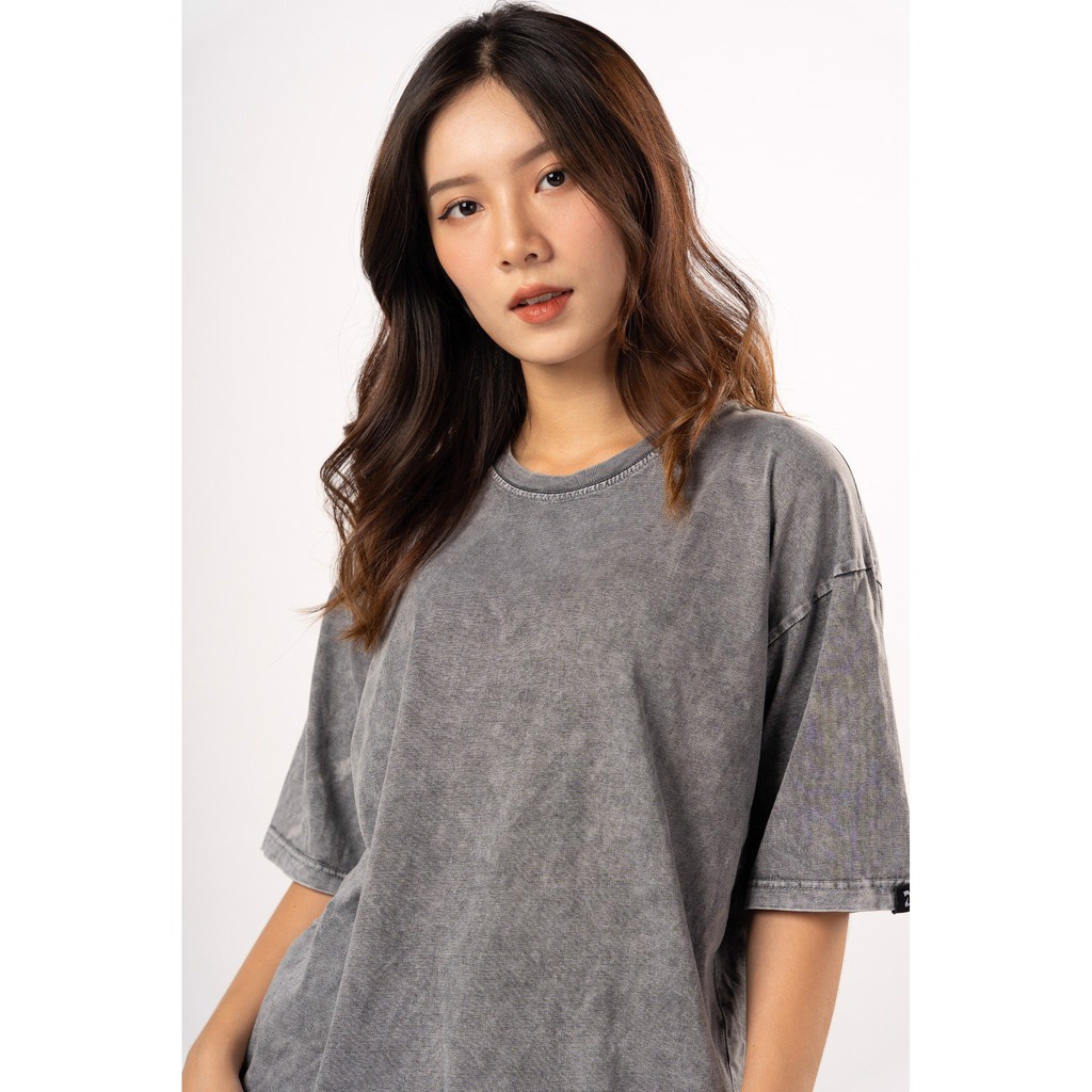 Áo thun Teeworld Wash Xám T-Shirt Form Rộng Nam Nữ Unisex