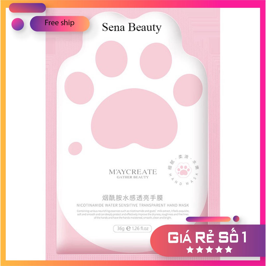 Combo 2 gói mặt nạ tay và chân Maycreate 50G*2 Sena Beauty | BigBuy360 - bigbuy360.vn