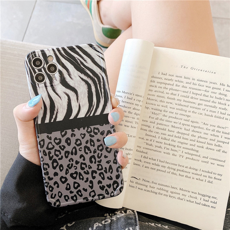 Ốp iphone - Ốp lưng imd new Họa tiết báo và ngựa vằn 6s/6splus/7/8/7plus/8plus/x/xs/xsmax/11/11promax - Awifi Case V6-3 | BigBuy360 - bigbuy360.vn