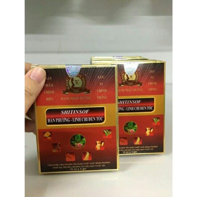 SHITINSOF HỘP 3 GÓI- HÁN PHƯƠNG LINH CHI ĐEN TÓC | BigBuy360 - bigbuy360.vn