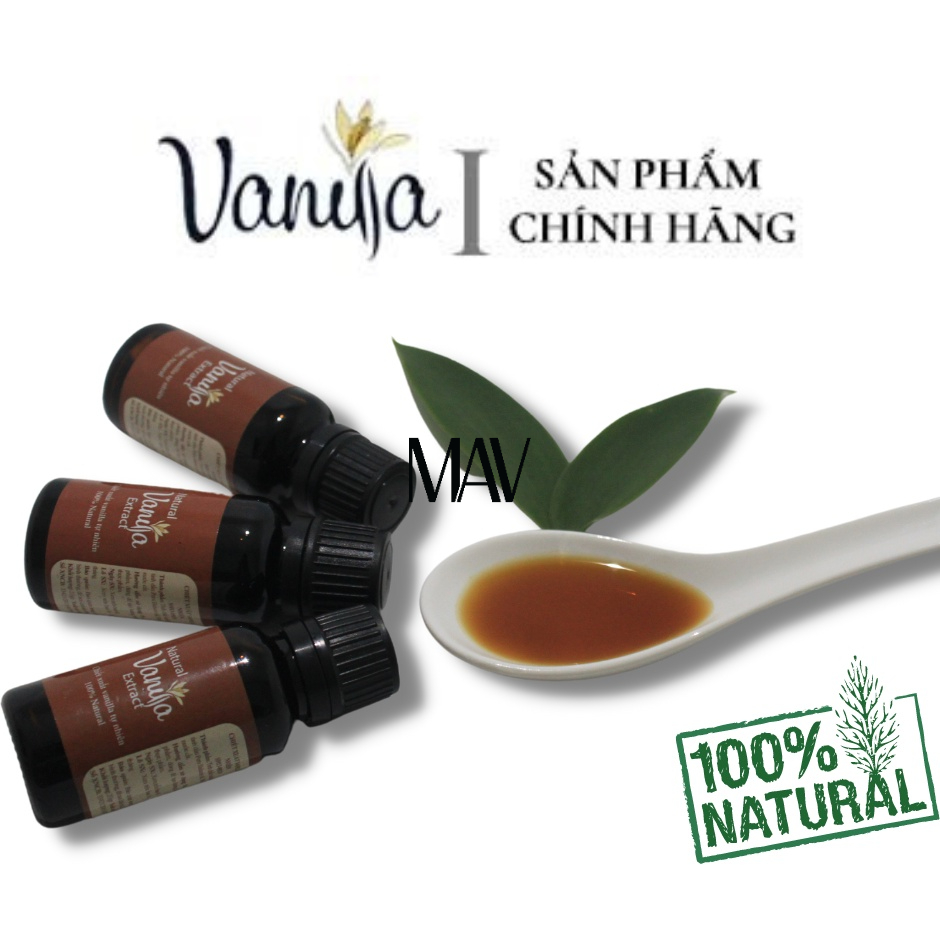 Tinh Chất Vani Hữu Cơ - Chiết Xuất Vanilla Tự Nhiên