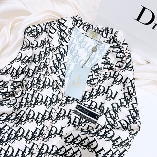 Bộ pijama lụa Sam luxury, bộ mặc nhà dài tay lụa cao cấp