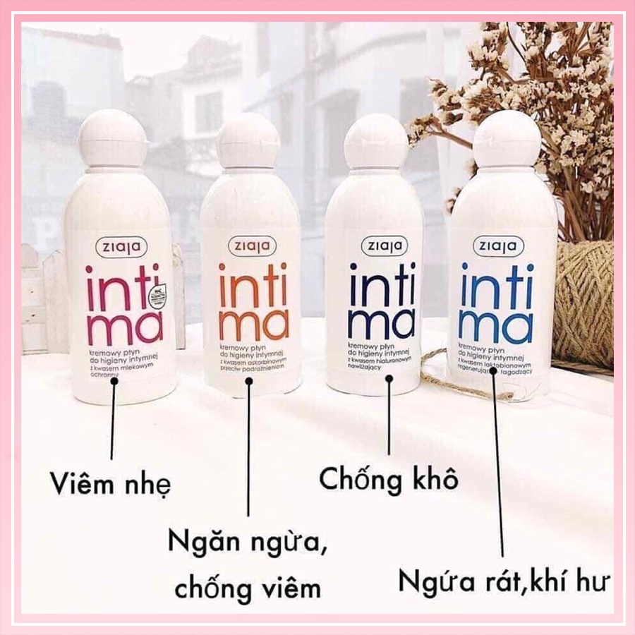 Dung Dịch Vệ Sinh Phụ Nữ Intima Ziaja Gel Phụ Khoa Giảm /Mùi Hôi/Khí Hư/Huyết Trắng/Cân Bằng PH - Én Cosmetic