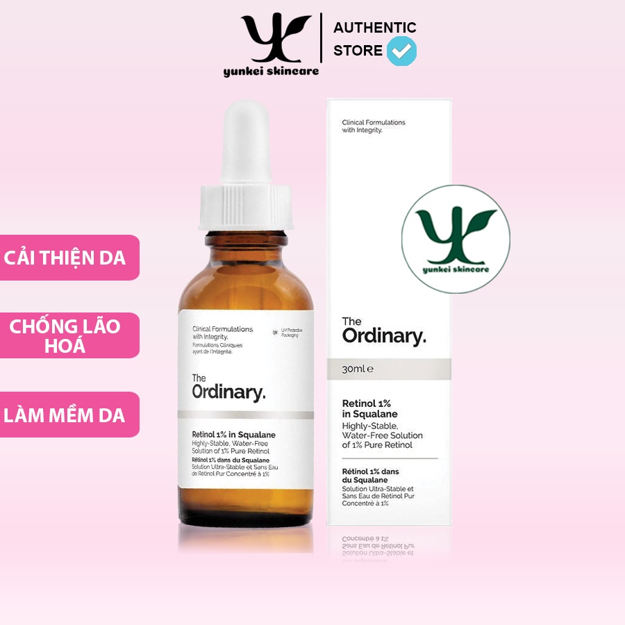 Tinh Chất Chống lão hoá Retinol Squalane 1% - The Ordinary