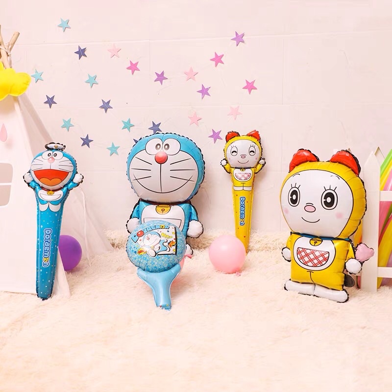 Bóng trang trí Doraemon và Doraemi dùng trang trí cho bữa tiệc sinh nhật hoặc party
