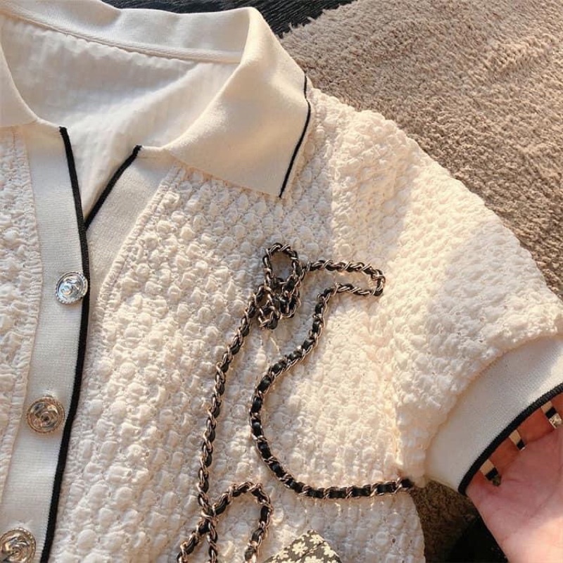 Áo cadigan vintage cộc | BigBuy360 - bigbuy360.vn