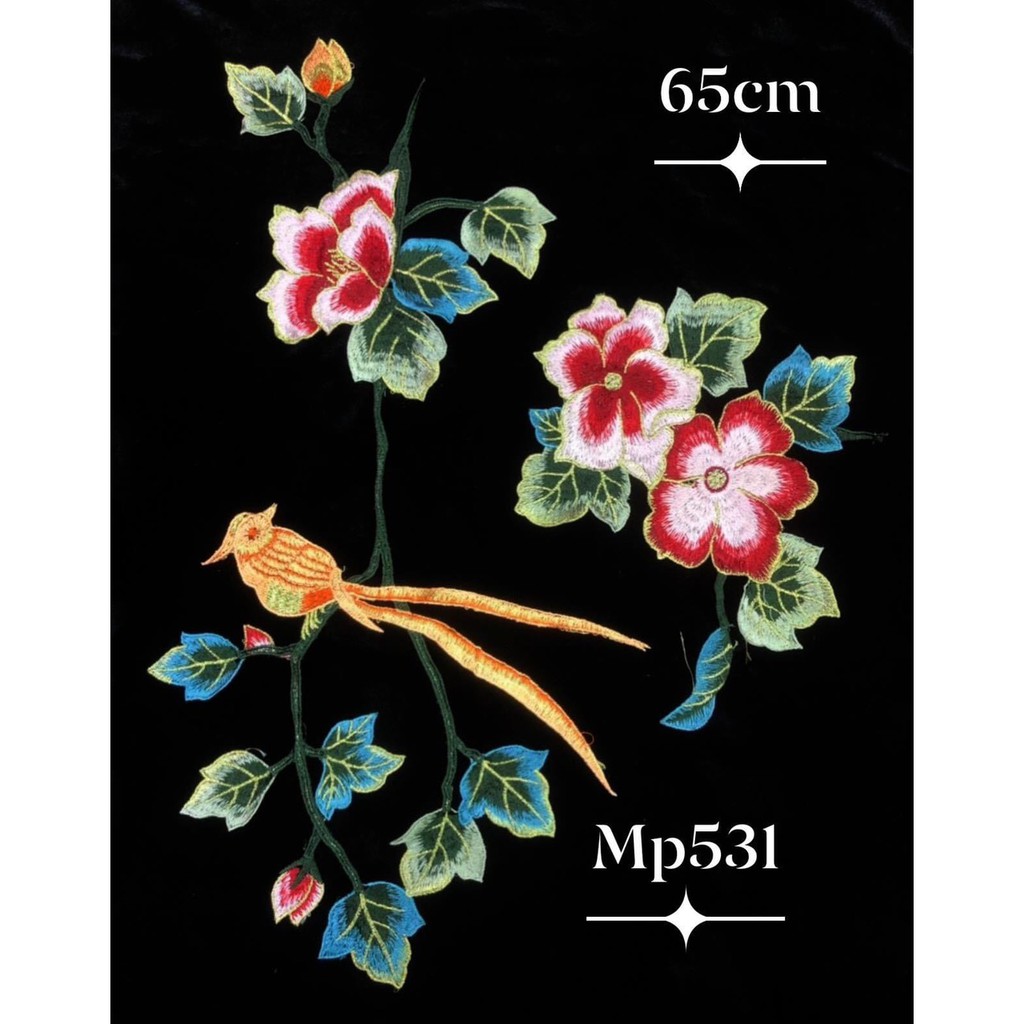 cặp ren hoa thêu mã Mp531