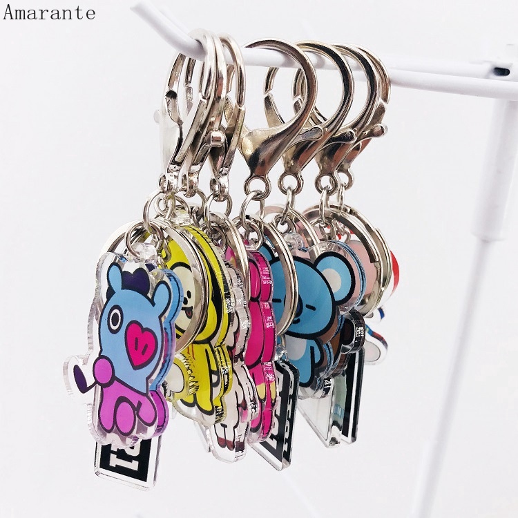 Móc Khóa Acrylic Hình Nhóm Nhạc KPOP Bangtan Boys EXO