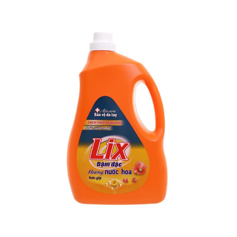Nước giặt Lix đậm đặc 3.6kg tẩy sạch mọi vết bẩn quần áo