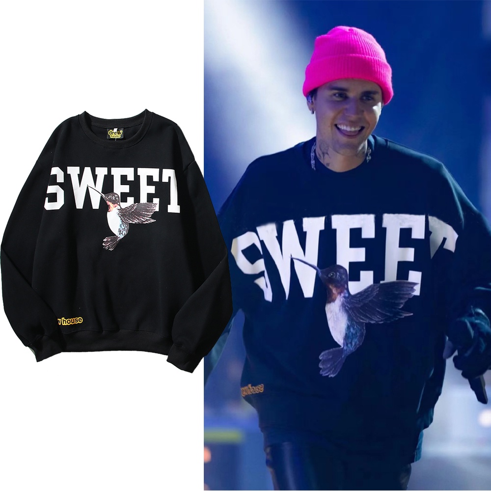 Hàng Mới Về Áo sweater Tay Dài In Hình Mặt Cười Phong Cách Đường Phố Mỹ Màu Đen Dành Cho Cặp Đôi