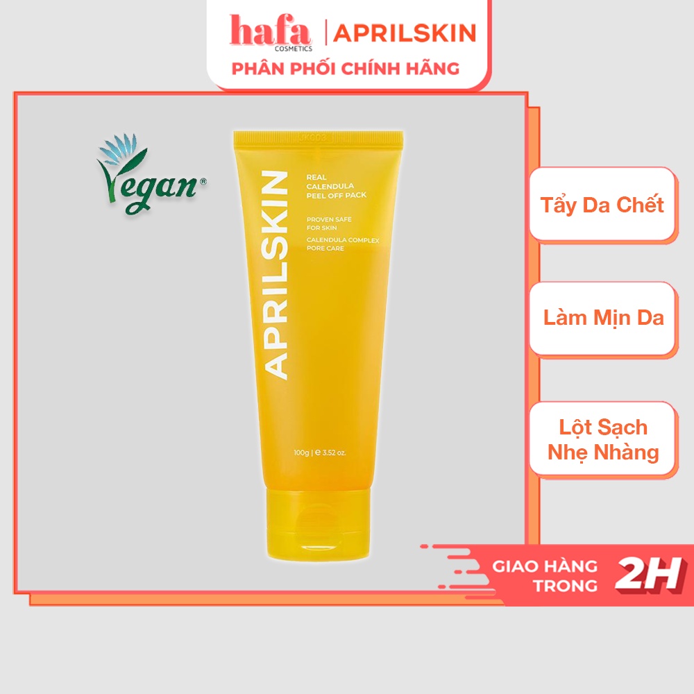 Mặt Nạ Lột Tẩy Tế Bào Chết APRILSKIN Real Calendula Peel Off Pack 100g