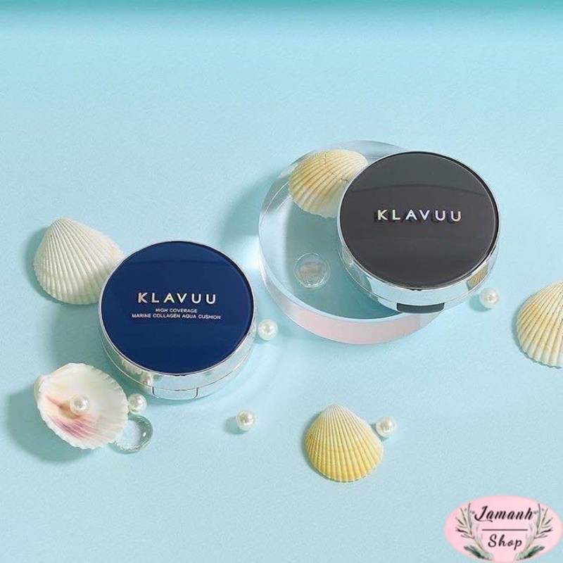 ( CHÍNH HÃNG ) Phấn Nước KLAVUU Urban Pearlsation Coverage Tension Cushion