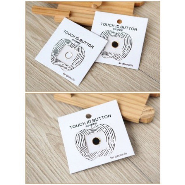 Nút Home iPhone giả hỗ trợ vân tay (Touch ID Button) (Đen) (Trắng)