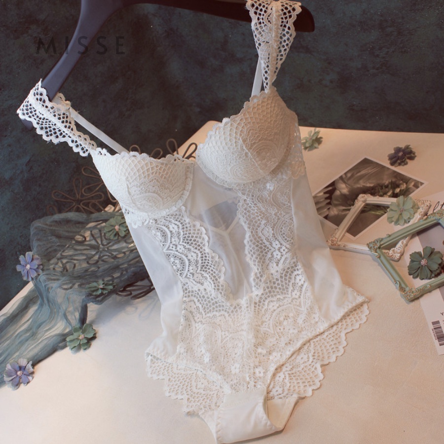 Bodysuit nữ MISSE ren cao cấp nâng ngực tạo khe có gọng mút vừa - BS01