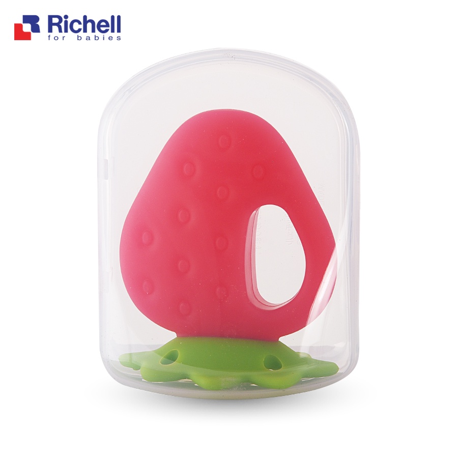 GẶM NƯỚU SILICONE RICHELL hình hoa quả cho bé(có hộp) Boremart