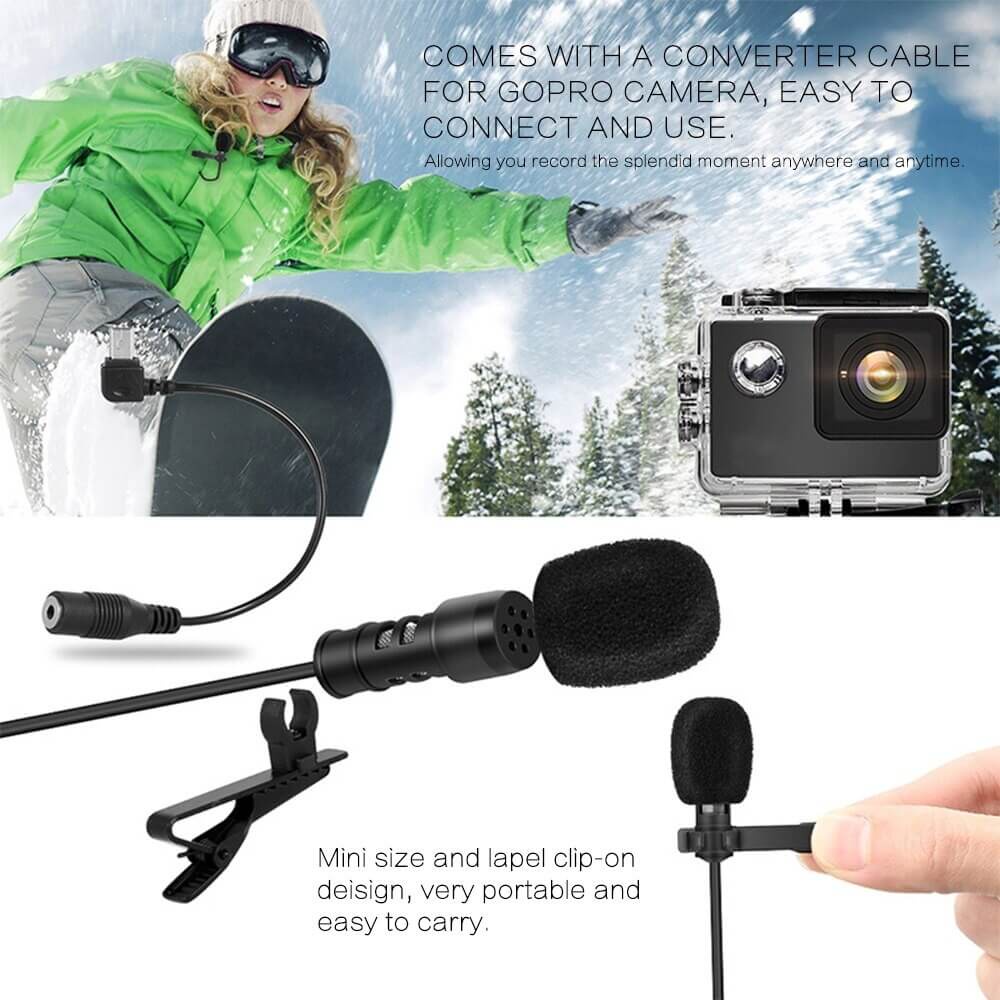 MIC CÀI ÁO MÁY ẢNH &amp; GOPRO YANMAI R955 (1.8M)