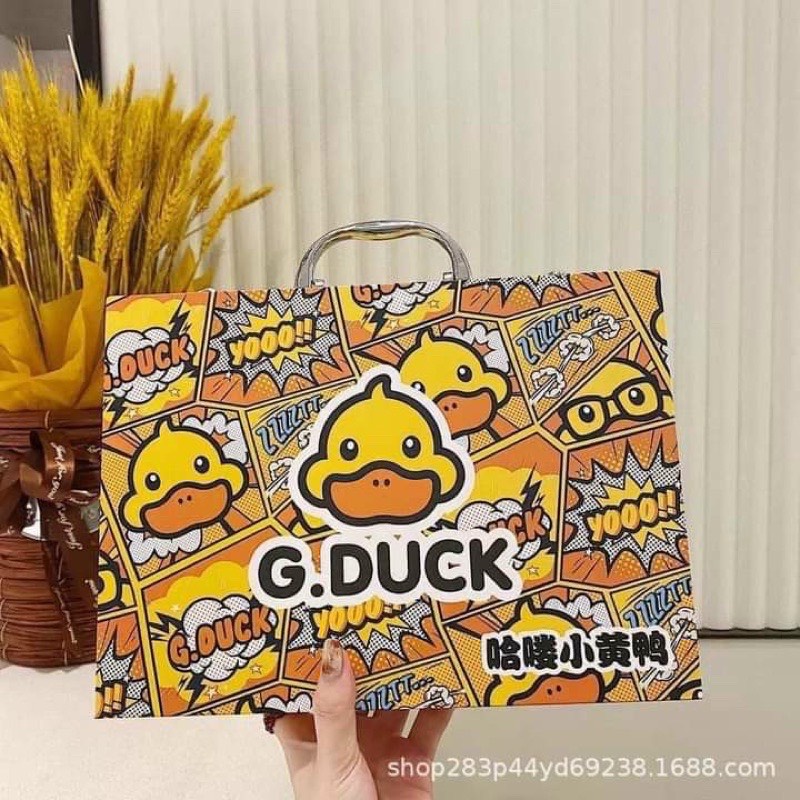 Va li bút sáp màu, màu nước, màu chì, bút lông vịt vàng G.Duck cho bé (68 món)