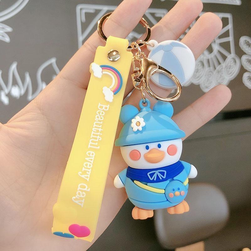 Móc khóa vịt dể thương Madeline MK27 phụ kiện túi xách chìa khóa tuyệt đẹp