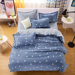 Bộ ga gối dành cho giường 2mx2m2 tam giác