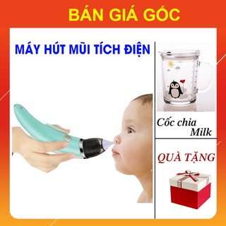 Máy Hút Mũi Cho Bé Little Bess [COMBO TẶNG KÈM ] Cốc Chia Vạch Ml Pha Sữa GIÁ SỈ - Máy Sạc Pin Thông Minh Chính Hãng