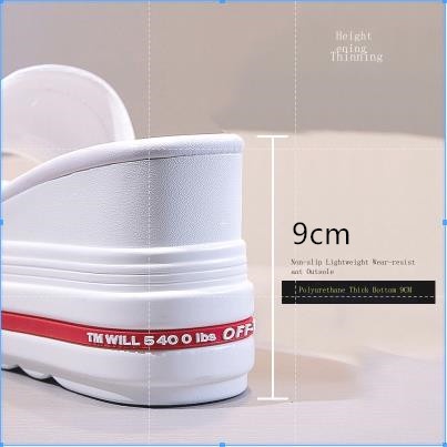 Dép Lười Đế Dày Tăng Chiều Cao 2022 Thời Trang Mùa Hè Cho Nữ sa