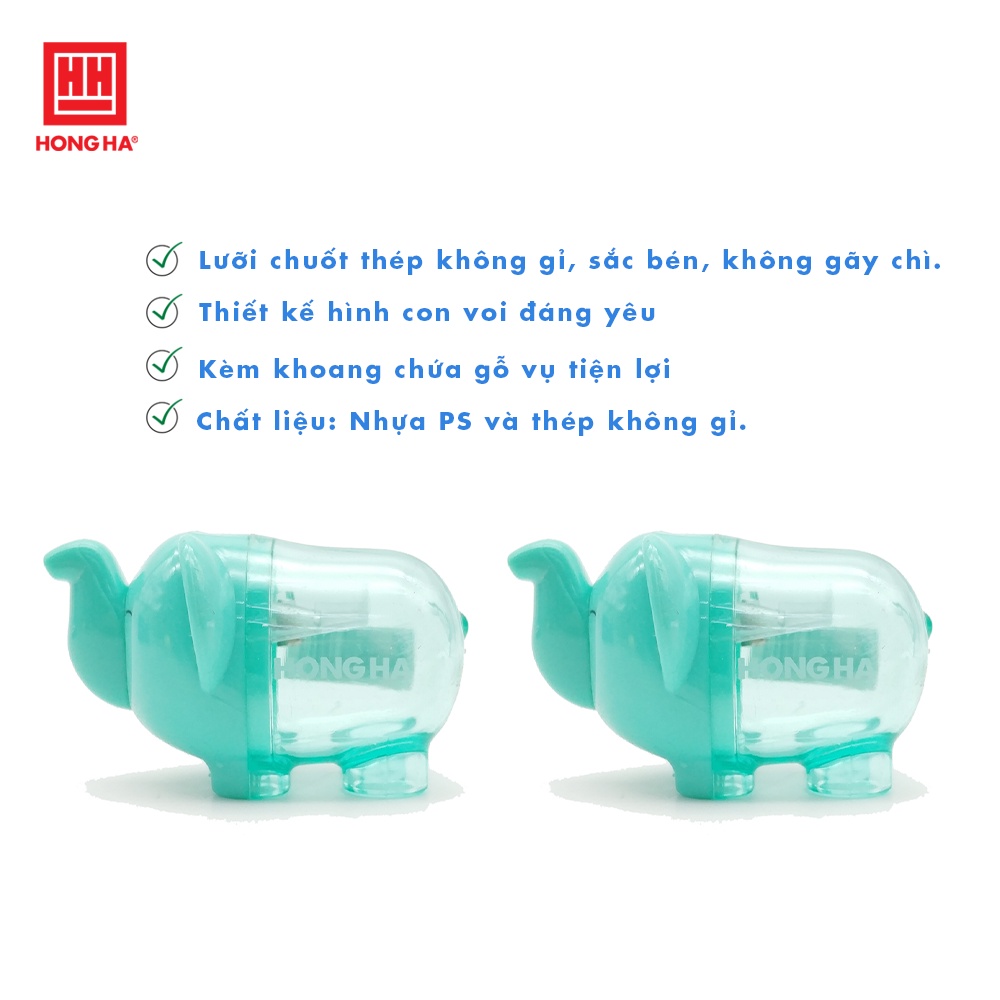 Gọt bút chì hình voi Hồng Hà - 3510