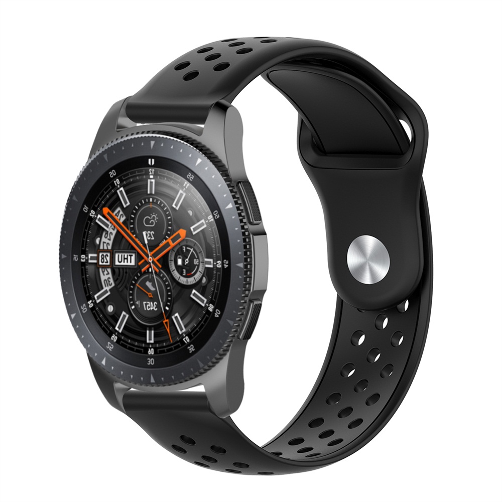 Quai đeo cổ tay thiết kế đục lỗ thoáng khí thay thế cho Samsung galaxy watch 46mm R800