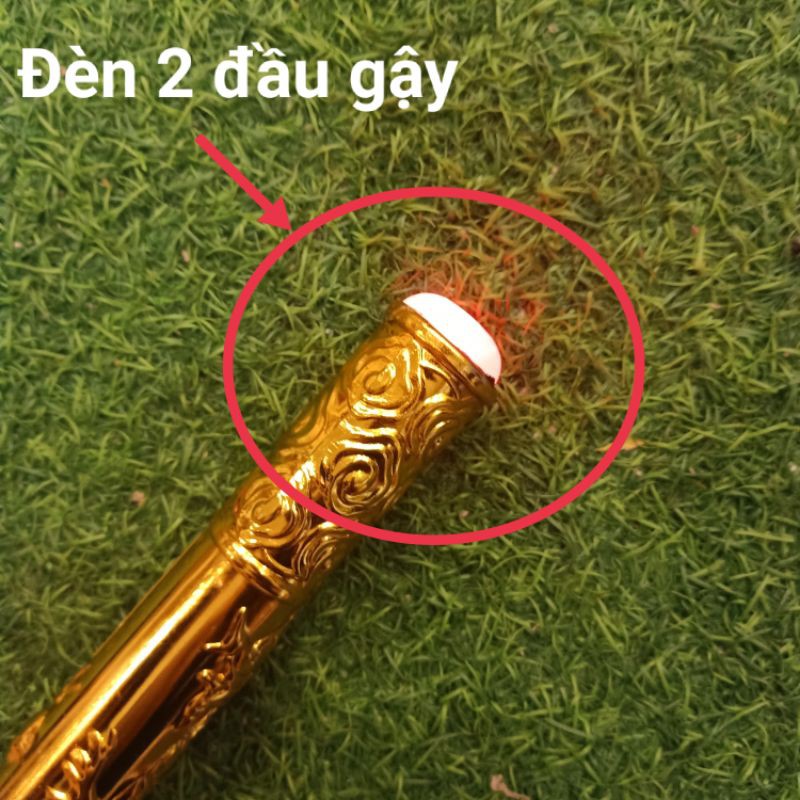 Gậy Như Ý Tôn Ngộ Không Trẻ Em Có Thể Kéo Dài Thu Ngắn, Có Đèn 2 Đầu Và Nút Bấm Gậy Bung Ra Cực Chất